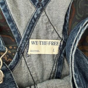 We The Free Denim Blue Overalls